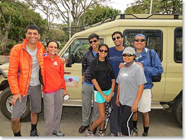 An excited team was off to the mountain this morning.