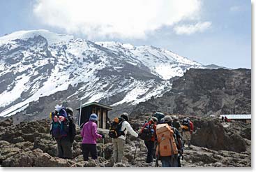 The trail to Moir Camp