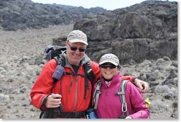 Jo and Suzy on the trail