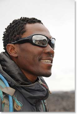 David, BAI guide,  David began as a porter with BAI years ago, now he is a trip guide