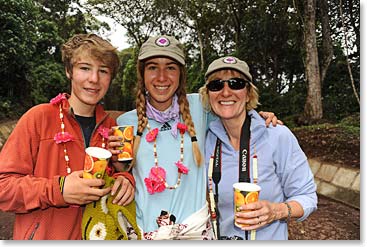 Stephanie, Philippe and Marielle