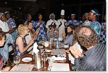 Commemoration at the Tarangire lodge