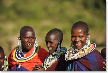 By late afternoon we’d reached Ngorongoro Highlands. We stopped at a Maasai Boma for a visit, just before we got to our lodge.