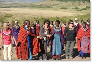 Ladies from Canada and Tanzania