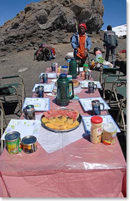 The best restaurant on the top of Africa!