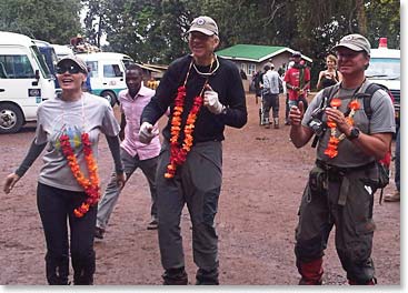 A festive welcome to Mweka Park Gates