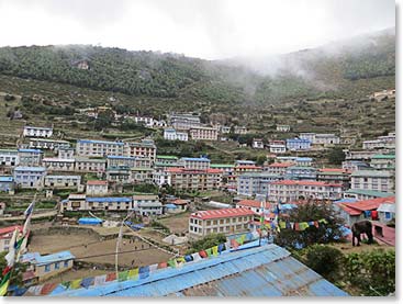 Namche on Friday, October 12
