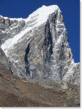 Touche Peak, 6387 meters, stands right outside our door