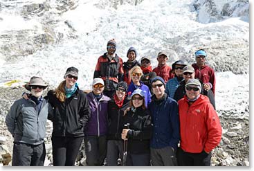 The Team at Everest Base Camp!