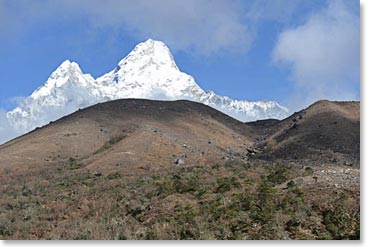 On Tuesday, Jim and Mingma visited Ama Dablam Base Camp.