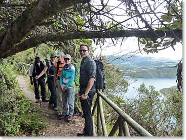 The team along the trail