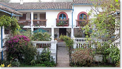 Main entrance to the Hacienda