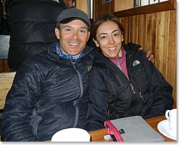 Jeremy and Ljerka in the Jose Ribas Hut