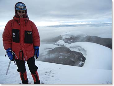 Chris on the summit