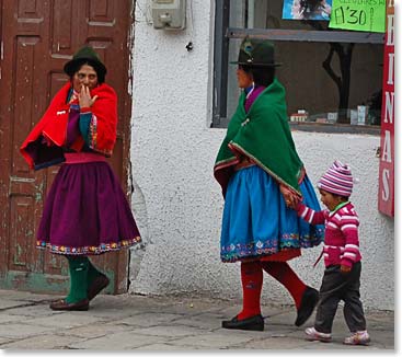 Local woman dressed traditionally