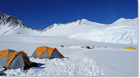 We moved to our tents – set up and ready for us! Real treat!