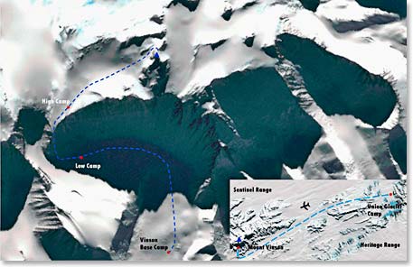 Our climbing route