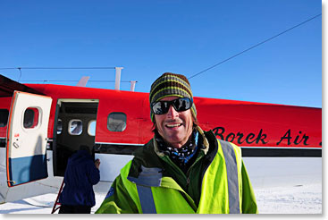 ALE staff facilitating the flight process