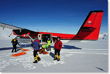 Anticipation builds up as the team is scheduled to fly back to Union Glacier this evening.
