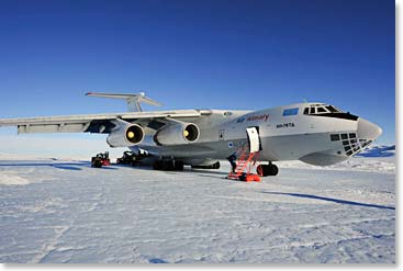 The Ilyushin has landed.