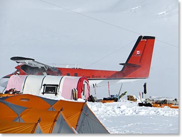 We arrived at Vinson Base on Todd’s birthday.