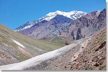 View of Aconcagua from the Provincial Park