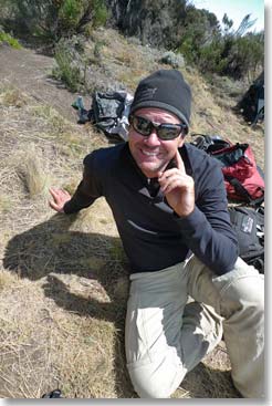 Dan Gormley on the last trip with Berg Adventures to Kilimanharo