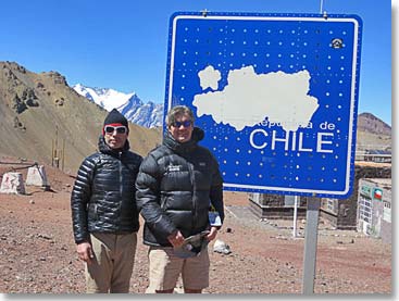 Back to Friday morning…. We drove to the Chilean border to look around.  What a place to be!