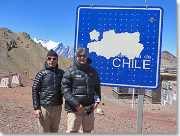 Back to Friday morning…. We drove to the Chilean border to look around. What a place to be!