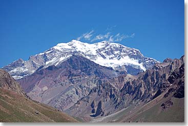 Beautiful clear views of Aconcagua