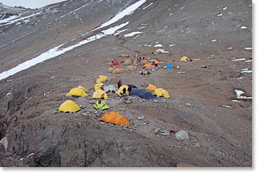 View of Camp One, Plaza Canada