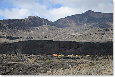 Moir Camp in the distance