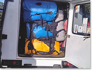 Bagagens no carro (Full truck)