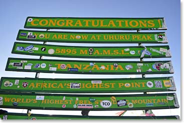 Ponto mais alto da Africa - Uhuru (Higuest point in Africa – Uhuru)