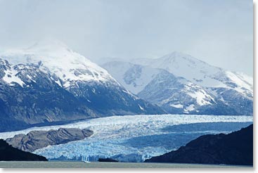 Grey Glacier, part of the largest non-polar ice in the world