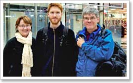 Gordon Hebb, Mary Ellen Donovan and Andrew Hebb