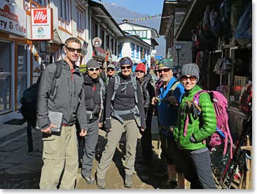 It is not as simple as just walking out of Lukla however, there are a world of distractions on the way out of town.