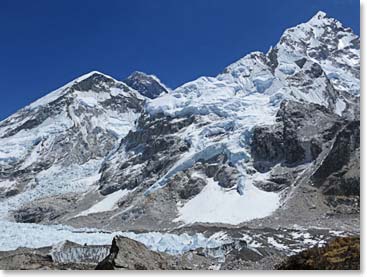 The views of Everest get better and better as you climb higher.