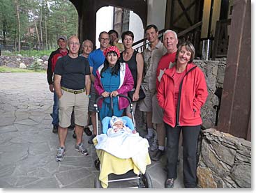 Our group with the proud mother and her boy