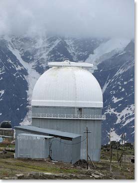 Our highpoint for the day, the Observatory at 3,100 meters.