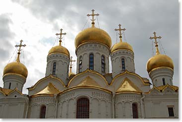 The Cathedral of the Annunciation, the original royal chapel for the Tsars