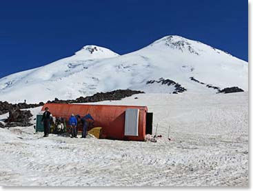 Our home as we acclimatize and prepare go to the summit.