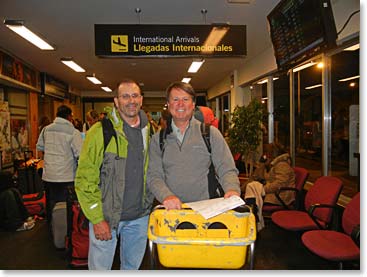 Joe and Martin have arrived in La Paz.