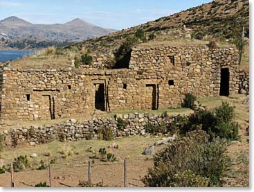 Joe and Martin got a history lesson at the Incan Ruins.