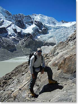 Martin along the trails of Glacier Lagoon