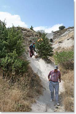 Richard running on the trail