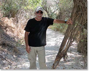 Peter on the trail