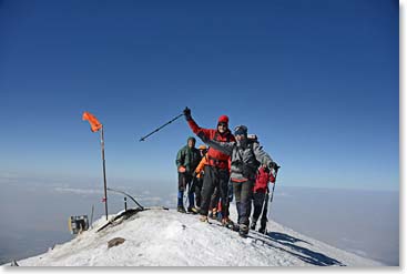 Team on the summit