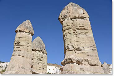 Love Valley- these interesting and naturally formed pinnacles explain where this valley gets its name from.