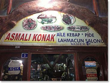 Our favorite restaurant in Dogubeyazit